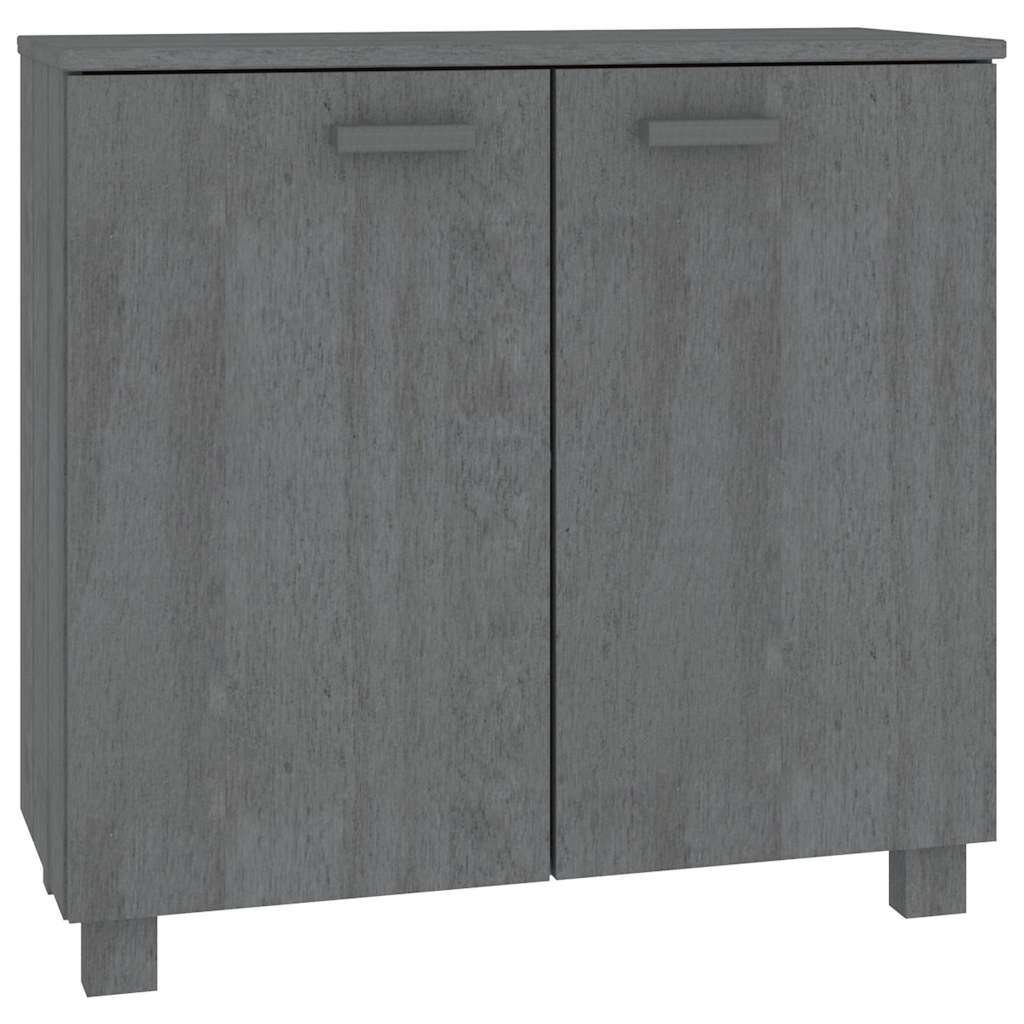 vidaXL Dressoir HAMAR 85x35x80 cm massief grenenhout honingbruin