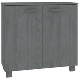 vidaXL Dressoir HAMAR 85x35x80 cm massief grenenhout honingbruin