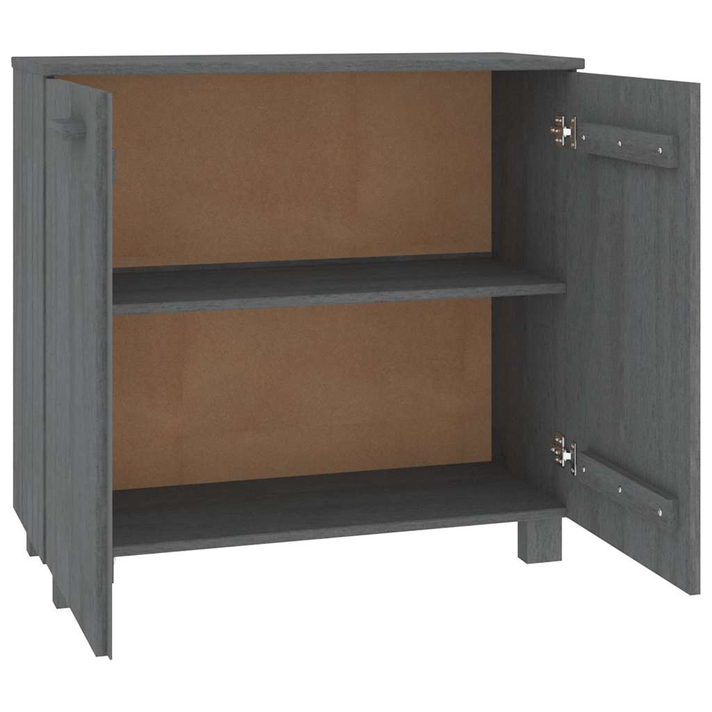 vidaXL Dressoir HAMAR 85x35x80 cm massief grenenhout honingbruin