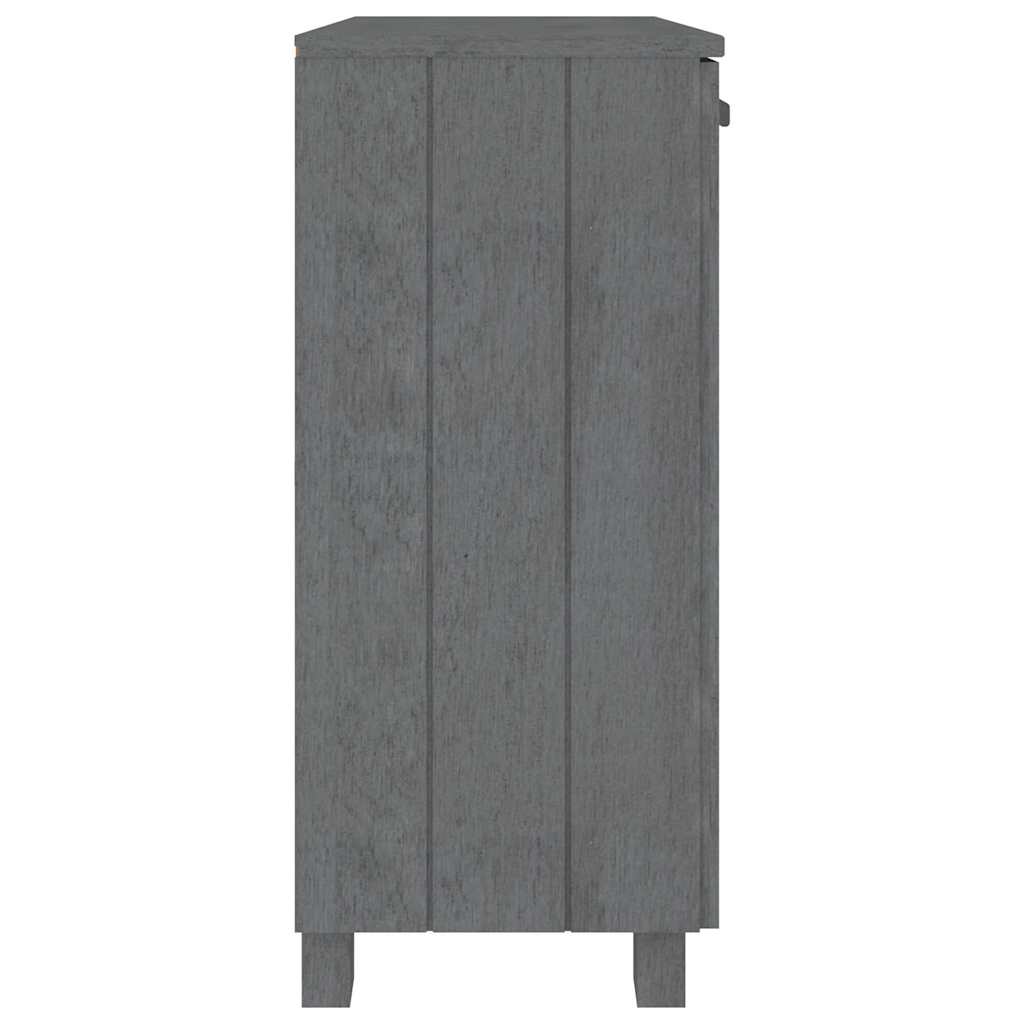 vidaXL Dressoir HAMAR 85x35x80 cm massief grenenhout honingbruin