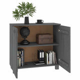 vidaXL Dressoir HAMAR 85x35x80 cm massief grenenhout honingbruin