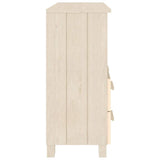 vidaXL Dressoir HAMAR 85x35x80 cm massief grenenhout honingbruin