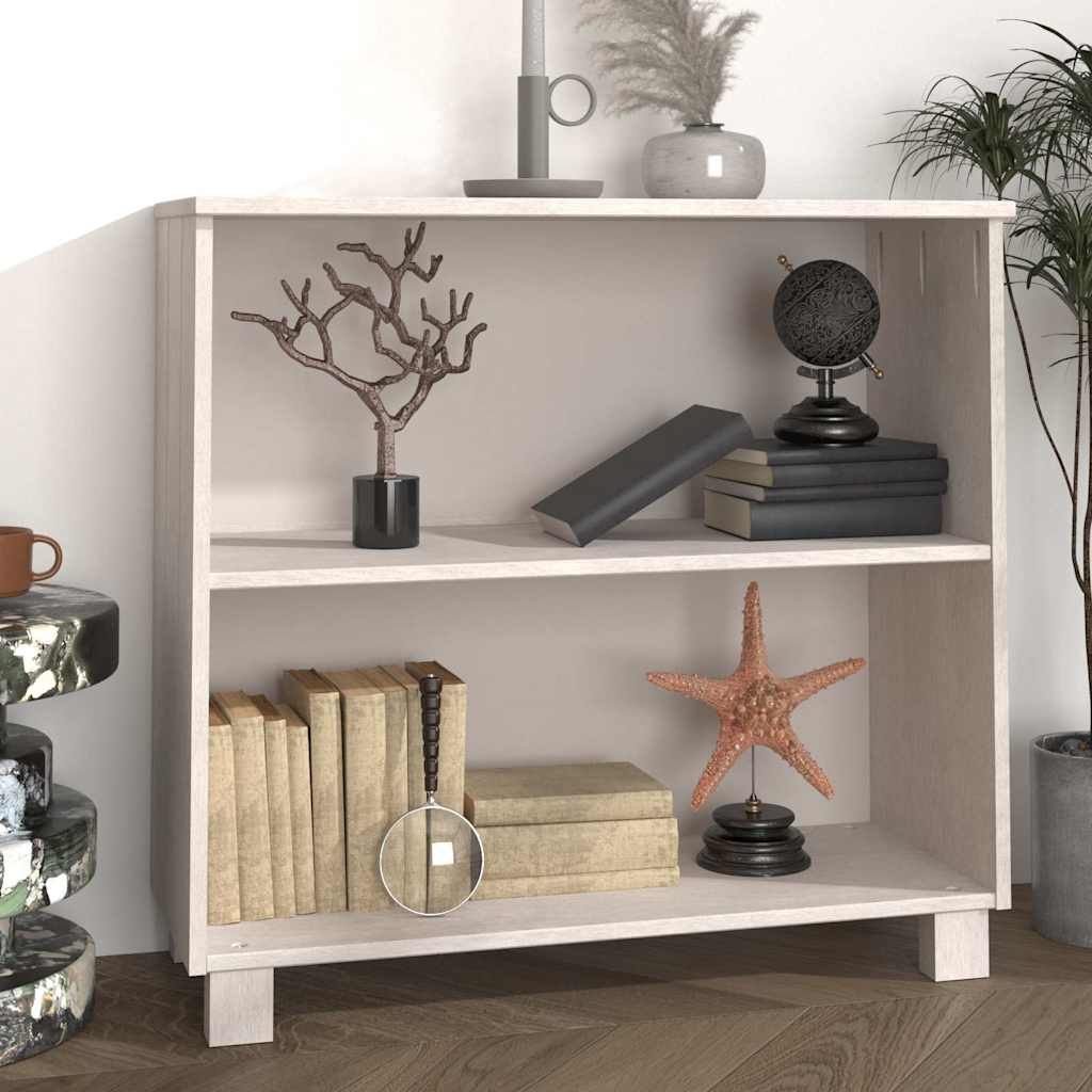 vidaXL Dressoir HAMAR 85x35x80 cm massief grenenhout honingbruin