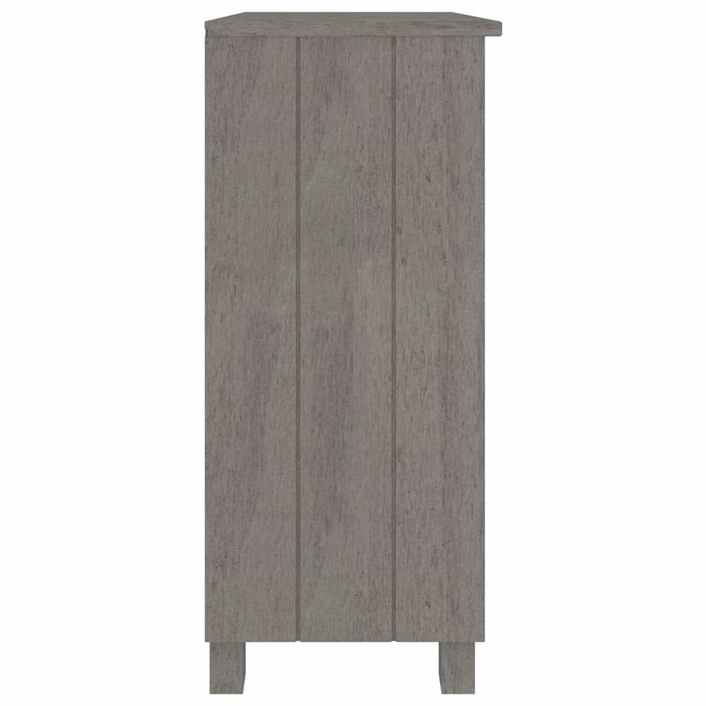 vidaXL Dressoir HAMAR 85x35x80 cm massief grenenhout honingbruin