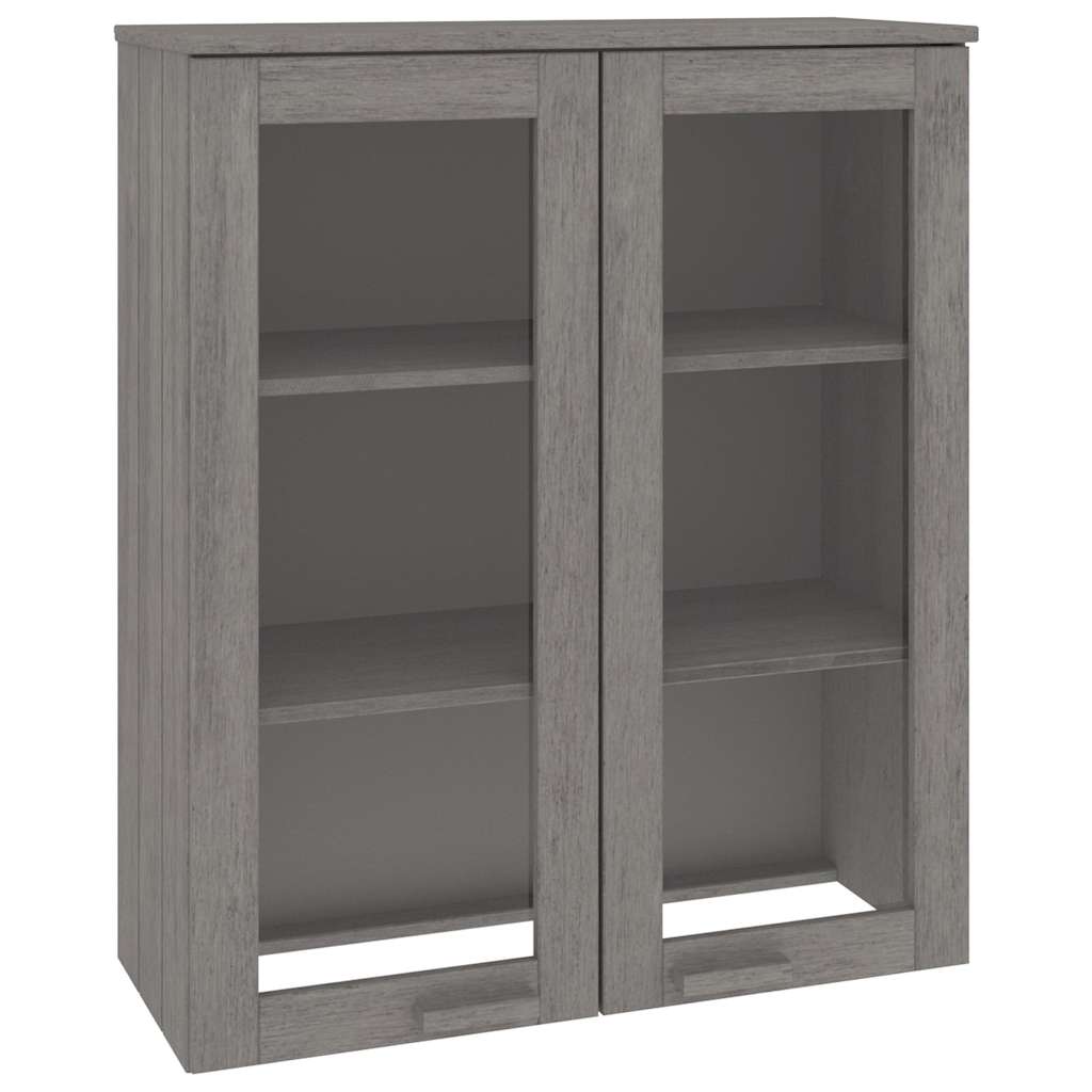 vidaXL Opzetkast HAMAR 85x35x100 cm massief grenenhout honingbruin