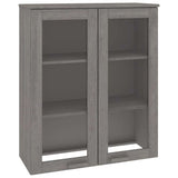vidaXL Opzetkast HAMAR 85x35x100 cm massief grenenhout honingbruin