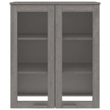 vidaXL Opzetkast HAMAR 85x35x100 cm massief grenenhout honingbruin