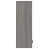 vidaXL Opzetkast HAMAR 85x35x100 cm massief grenenhout honingbruin