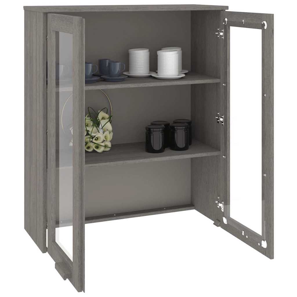 vidaXL Opzetkast HAMAR 85x35x100 cm massief grenenhout honingbruin