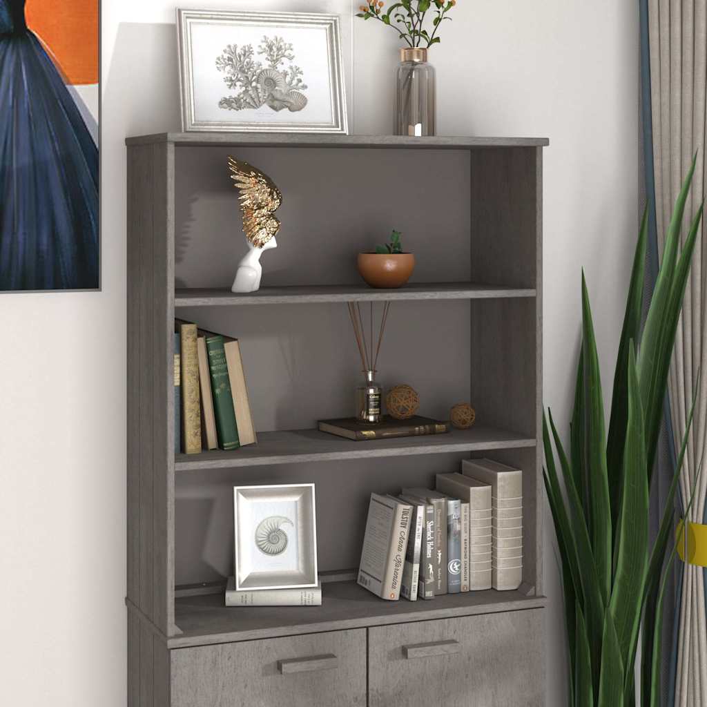 vidaXL Opzetkast HAMAR 85x35x100 cm massief grenenhout honingbruin