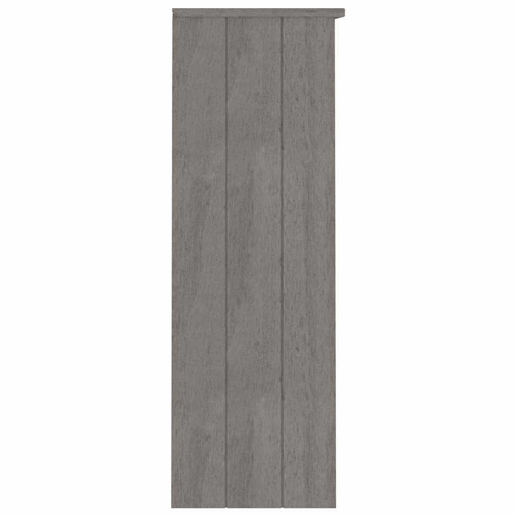 vidaXL Opzetkast HAMAR 85x35x100 cm massief grenenhout honingbruin