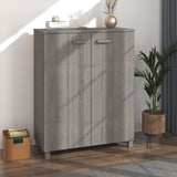 vidaXL Schoenenkast HAMAR 85x40x108 cm massief grenenhout honingbruin