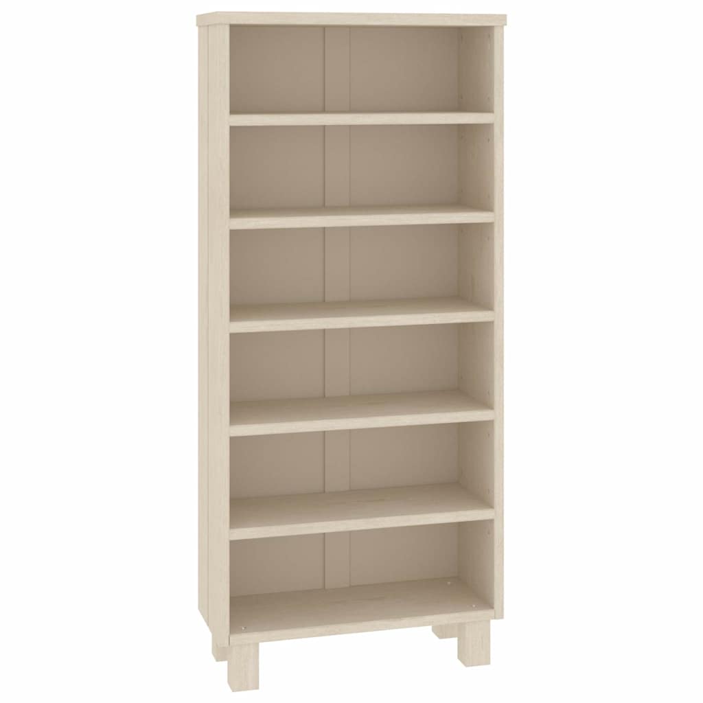 vidaXL Cd-kast HAMAR 45x18x100 cm massief grenenhout honingbruin