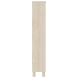 vidaXL Cd-kast HAMAR 45x18x100 cm massief grenenhout honingbruin