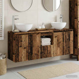 vidaXL Badkamerkast set 3 st Wit 49,5 x 35 x 63 cm Bewerkt hout