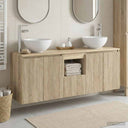 vidaXL Badkamerkast set 3 st Wit 49,5 x 41 x 64,5 cm Bewerkt hout