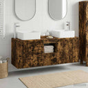 vidaXL Badkamerkast set 3 st Wit 53 x 35 x 63 cm Bewerkt hout
