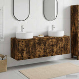 vidaXL Badkamerkast set 3 st Wit 49,5 x 44,5 x 65 cm Bewerkt hout