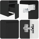 vidaXL Badkamerkast set 3 st Wit 49,5 x 44,5 x 65 cm Bewerkt hout