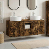 vidaXL Badkamerkast set 3 st Wit 49,5 x 44,5 x 65 cm Bewerkt hout