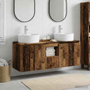 vidaXL Badkamerkast set 3 st Wit 49,5 x 44,5 x 65 cm Bewerkt hout