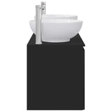 vidaXL Badkamerkast set 3 st Wit 49,5 x 44,5 x 65 cm Bewerkt hout