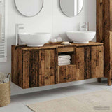vidaXL Badkamerkast set 3 st Wit 49,5 x 44,5 x 65 cm Bewerkt hout