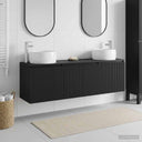 vidaXL Badkamerkast set 3 st Wit 49,5 x 44,5 x 66 cm Bewerkt hout