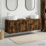 vidaXL Badkamerkast set 3 st Wit 49,5 x 44,5 x 66 cm Bewerkt hout