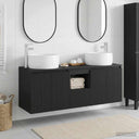 vidaXL Bathroom Cabinet Set 3 pcs White 49.5 x 44.5 x 66 cm Engineered Wood