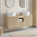 vidaXL Bathroom Cabinet Set 3 pcs White 49.5 x 44.5 x 66 cm Engineered Wood
