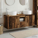 vidaXL Bathroom Cabinet Set 3 pcs White 49.5 x 44.5 x 66 cm Engineered Wood