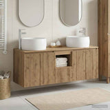 vidaXL Bathroom Cabinet Set 3 pcs White 49.5 x 44.5 x 66 cm Engineered Wood