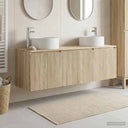 vidaXL Badkamerkast set 3 st Wit 49,5 x 44,5 x 65,5 cm Bewerkt hout