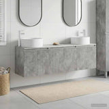 vidaXL Badkamerkast set 3 st Wit 49,5 x 44,5 x 65,5 cm Bewerkt hout