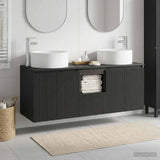 vidaXL Bathroom Cabinet Set 3 pcs White 49.5x44.5x65.5 cm Engineered Wood