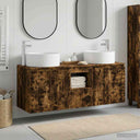 vidaXL Bathroom Cabinet Set 3 pcs White 49.5x44.5x65.5 cm Engineered Wood
