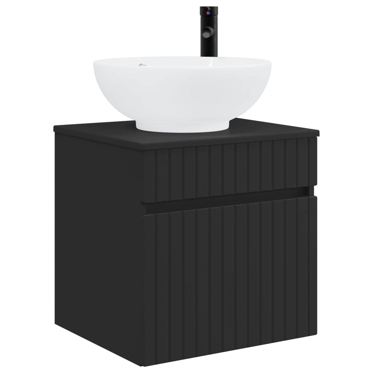 vidaXL Badkamerkast set 3 st Wit 49 x 44,5 x 66,5 cm Bewerkt hout