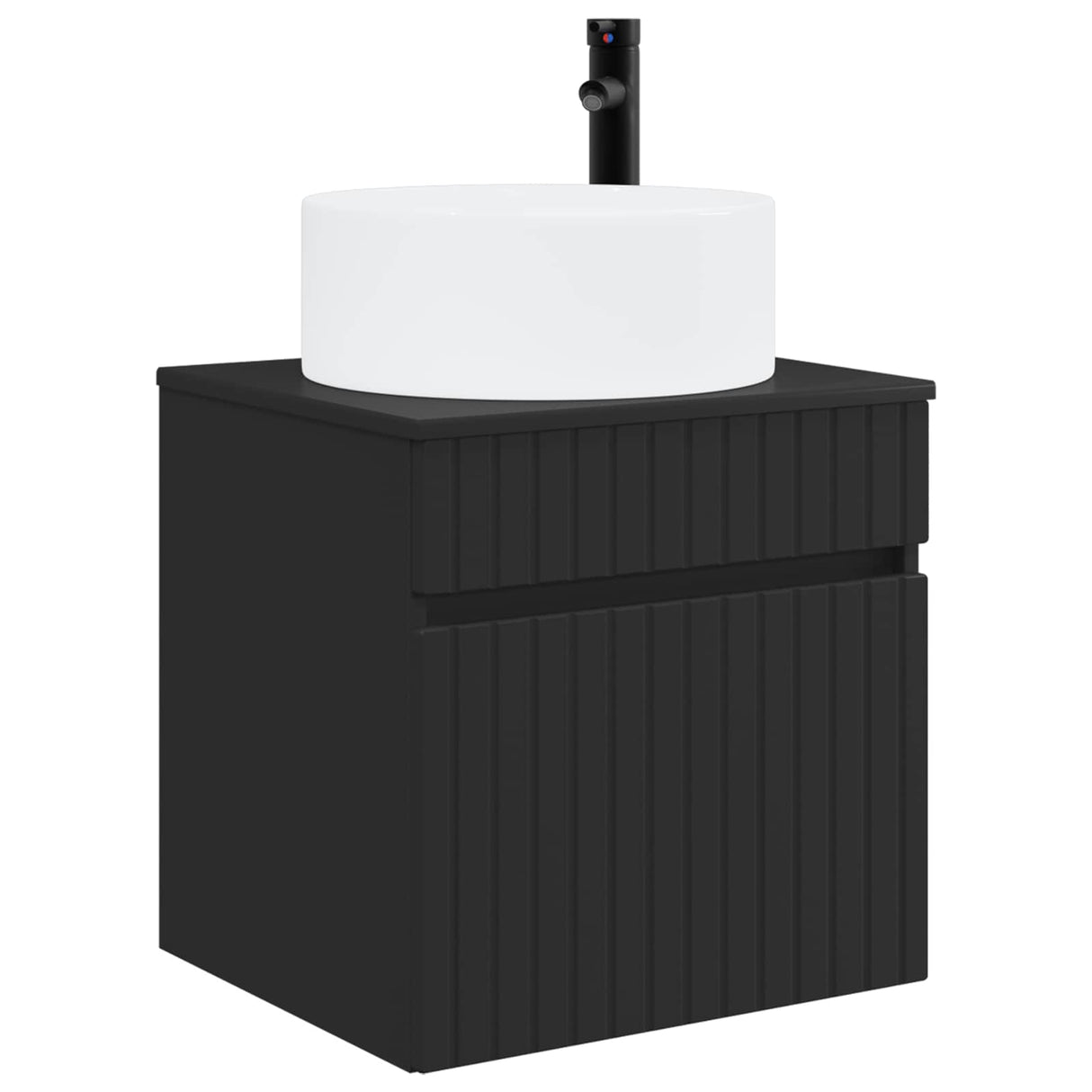 vidaXL Badkamerkast set 3 st Wit 49 x 44,5 x 65,5 cm Bewerkt hout