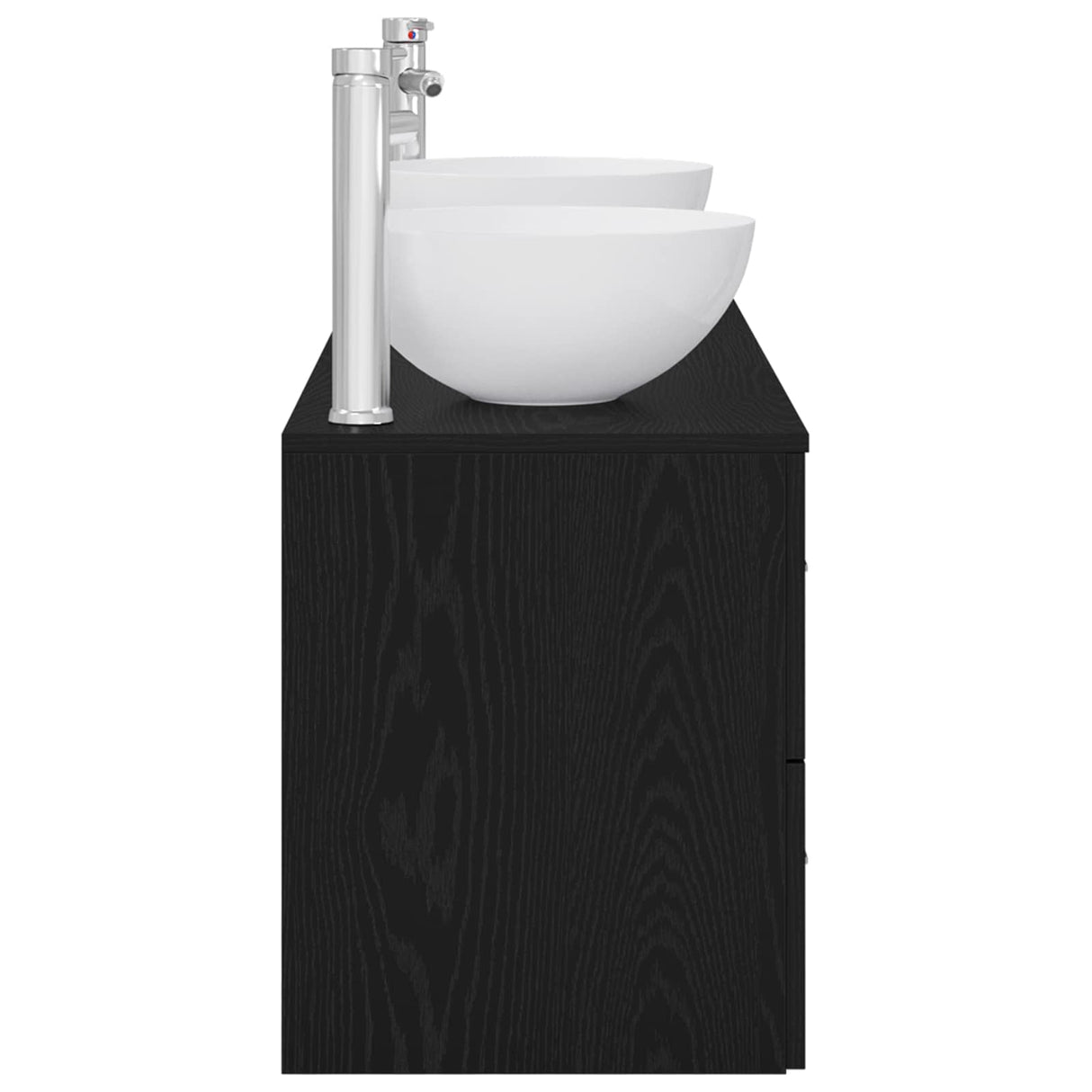 vidaXL Badkamerkast set 3 st Wit 49,5 x 35 x 63 cm Bewerkt hout
