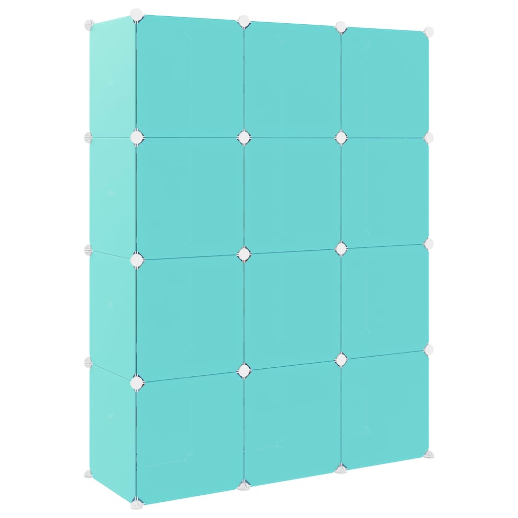 vidaXL Kids' Storage Unit with 6 Compartments Polypropylene Pink