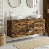 vidaXL Badkamerkast set 3 st Wit 49,5 x 41 x 64,5 cm Bewerkt hout