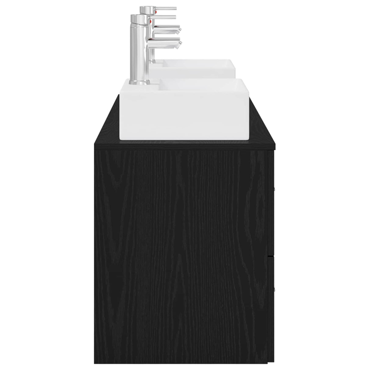 vidaXL Badkamerkast set 3 st Wit 49,5 x 41 x 62,5 cm Bewerkt hout