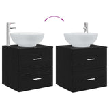 vidaXL Bathroom Furniture Set 3 pcs White 49.5 x 44.5 x 65 cm Engineered Wood