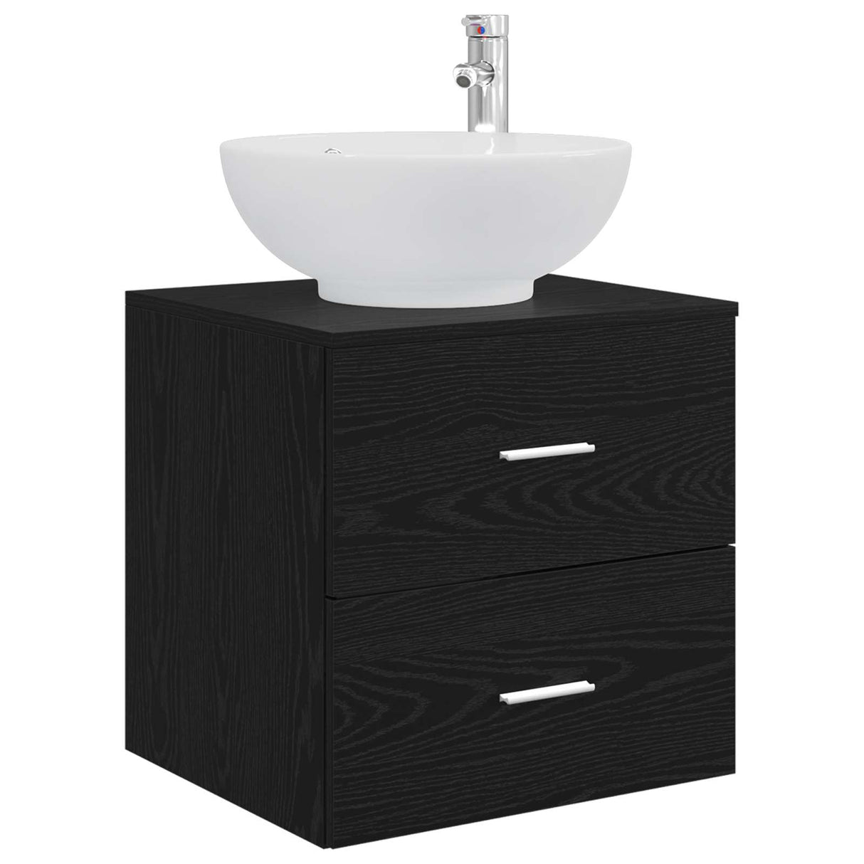 vidaXL Bathroom Furniture Set 3 pcs White 49.5 x 44.5 x 65 cm Engineered Wood