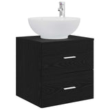 vidaXL Badkamermeubel Set 3 st Wit 49,5 x 44,5 x 65 cm Bewerkt hout