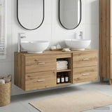 vidaXL Badkamermeubel Set 3 st Wit 49,5 x 44,5 x 65 cm Bewerkt hout