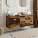 vidaXL Badkamermeubel Set 3 st Wit 49,5 x 44,5 x 65 cm Bewerkt hout