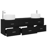 vidaXL Badkamermeubel Set 3 st Wit 49,5 x 44,5 x 66 cm Bewerkt hout