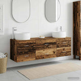 vidaXL Badkamermeubel Set 3 st Wit 49,5 x 44,5 x 66 cm Bewerkt hout